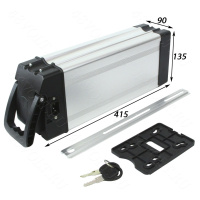 Алюминиевый корпус 415*90*135 мм